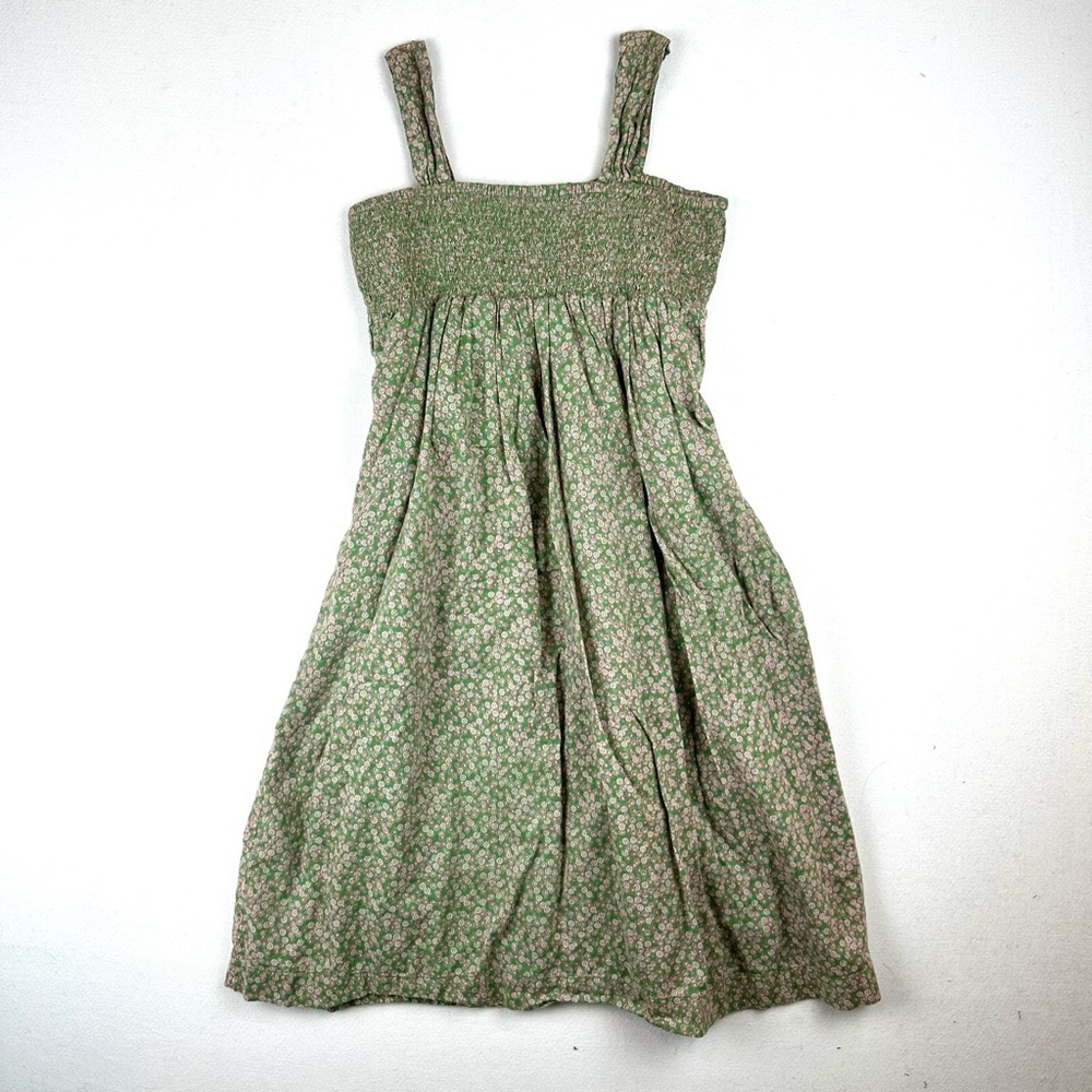 Peek Smocked‎ Floral Tank Sundress Cottagecore Resort